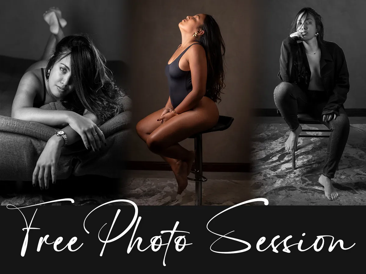 Creative portrait collaboration photographed in the Albion studio